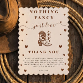 Nothing Fancy Just Love Western Rustic Wedding Tack Kort