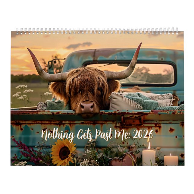 Nothing Gets Past Me 2026  Kalender (Omslag)