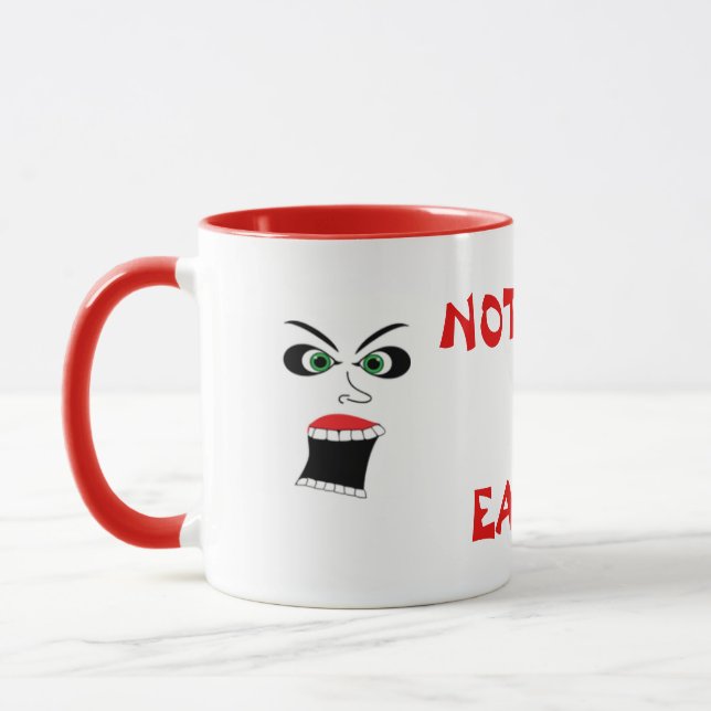NOTHING IS EASY SCREAMING COFFEE MUG FOR OFFICE MUGG (Vänster)