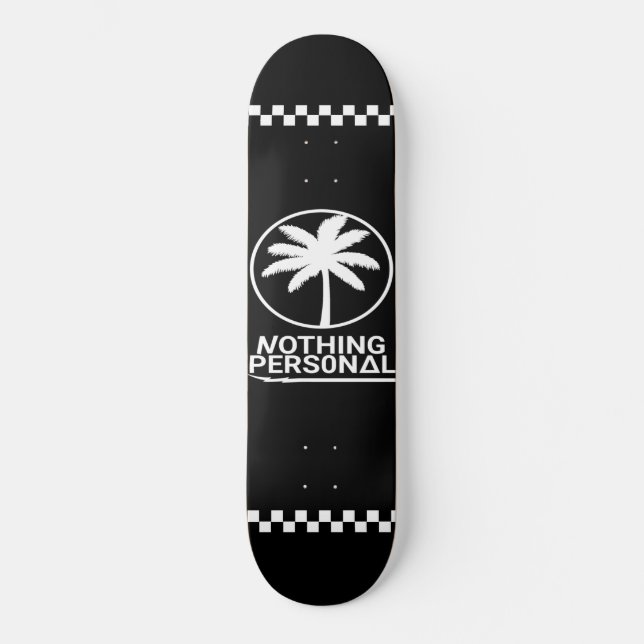 Nothing Personal Rutiga Randiga Skateboard (Framsida)