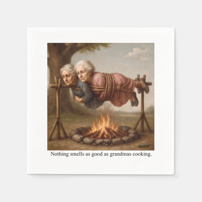 Nothing smells as good as grandmas cooking. pappersservett (Framsidan)