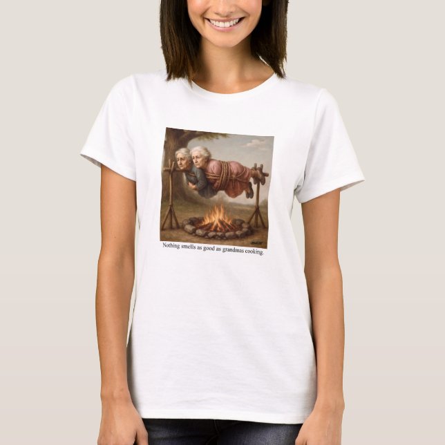 Nothing smells as good as grandmas cooking. t shirt (Framsida)