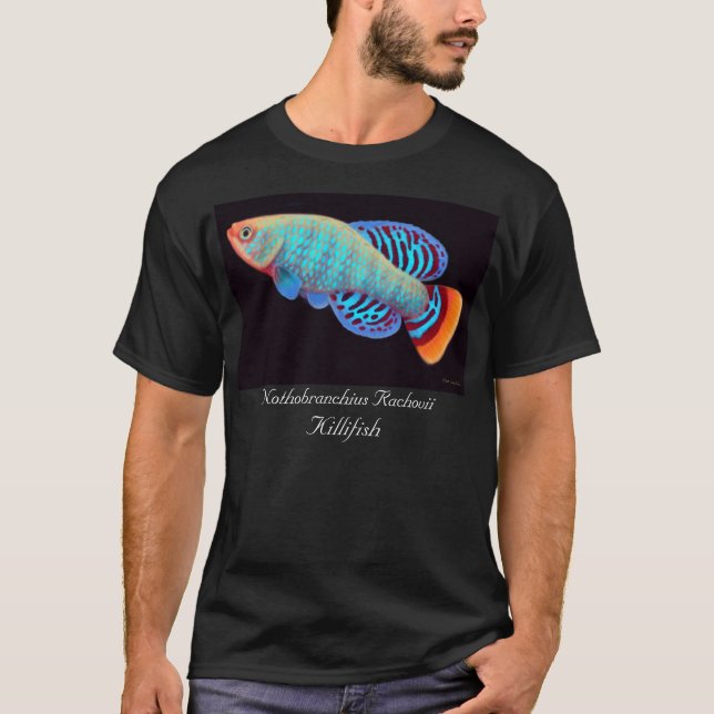 Nothobranchius Rachovii KillifishT-tröja T-shirt (Framsida)