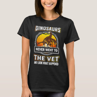 Nothronychus Dinosaurier Gick Aldrig Till Veterinä T Shirt