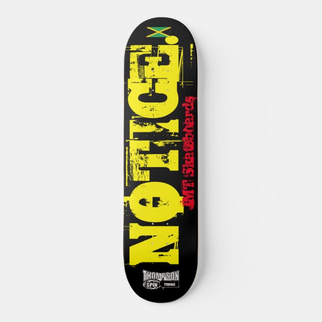 NOTICE SKATEBOARDS / JMT USA (Framsida)