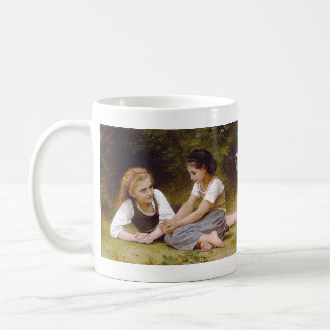 Nötihopsamlarearna av William Adolphe Bouguereau Kaffemugg (Vänster)