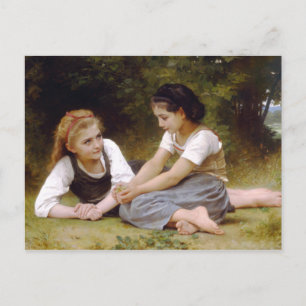 Nötihopsamlarearna av William-Adolphe Bouguereau Vykort