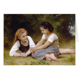 Nötihopsamlarearna vid Bouguereau Hälsningskort