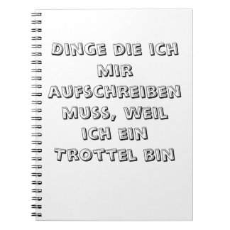 Notizbuch Anteckningsbok
