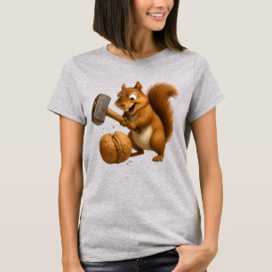 "Nötknäckande ekorre-tej T Shirt
