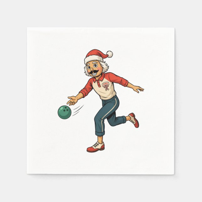Nötknäckare Holiday Game Thrower Casual jul   Pappersservett (Framsidan)