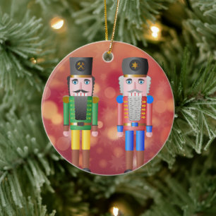 Nötknäckare Julgransprydnad Keramik