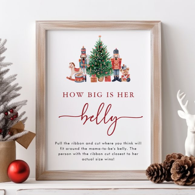 Nötknäppar-barnkalas Poster (Nutcracker Baby Shower Poster
)