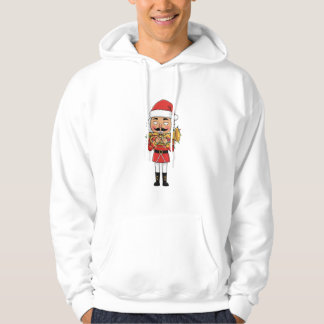 Nötknäppar Trumpetspelare Julbelysning Rolig Hoodie