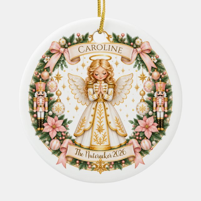 Nötknäpparängel Ornament (Framsidan)