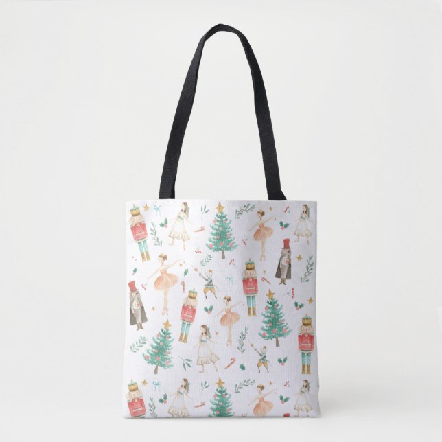 Nötknäpparbalett julbilder Totebag Tygkasse (Framsida)