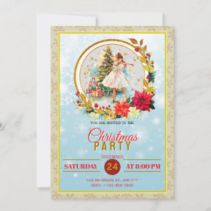 Nötknäppardans Balettballerina - Julfest Julkort