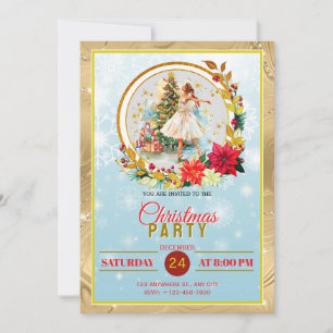 Nötknäppardans Balettballerina - Julfest Julkort