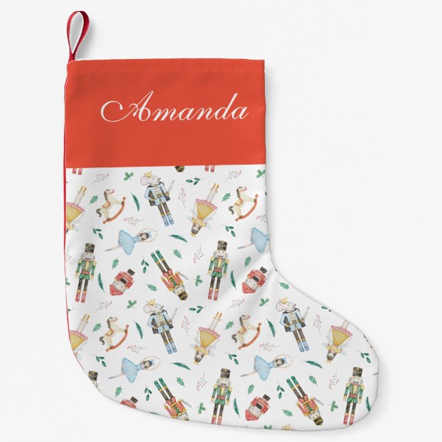 Nötknäppare baby liten julstrumpa (Framsidan)
