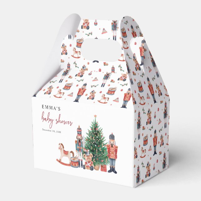 Nötknäppare Baby Shower Presentaskar (Framsidan Sidan)