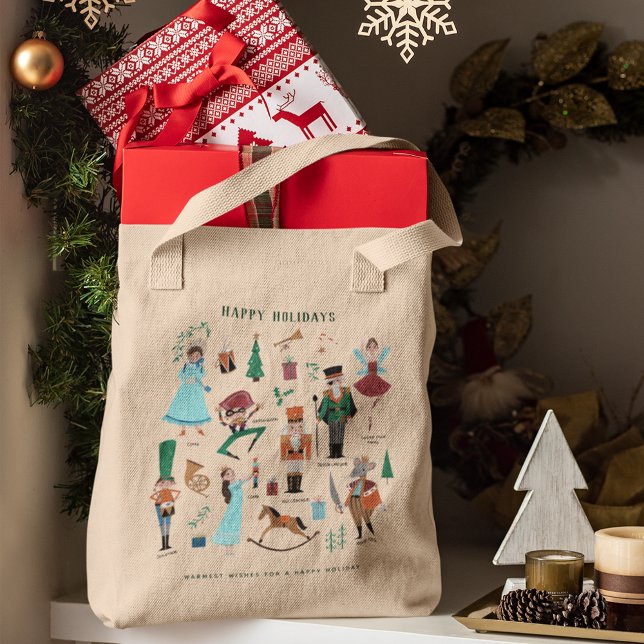 Nötknäppare balett jul presentbag tygkasse (Skapare uppladdad)