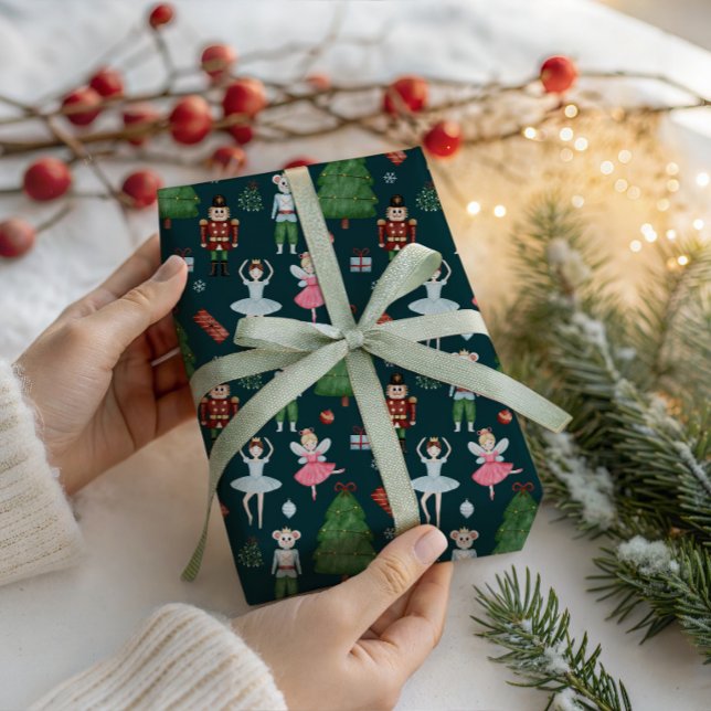 Nötknäppare Balett Jul Presentpapper (Skapare uppladdad)
