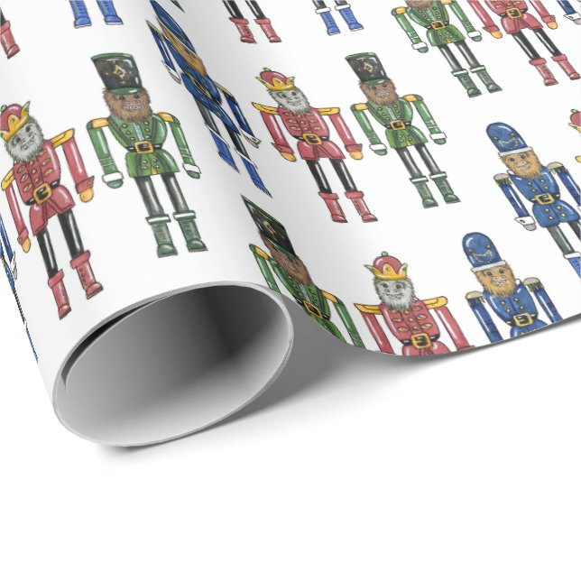 Nötknäppare Bigfoot Presentpapper (Rullad Hörn)
