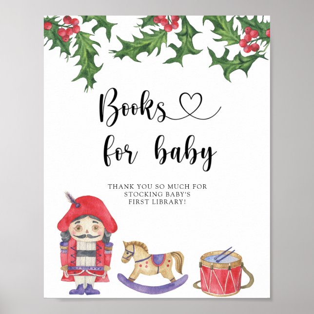 Nötknäppare - bok för baby-affisch poster (Framsidan)