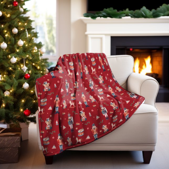 Nötknäppare Fleecefilt (Nutcracker Fleece Blanket
)