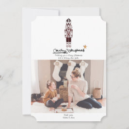 Nötknäppare God Jul Semestervykort Julkort