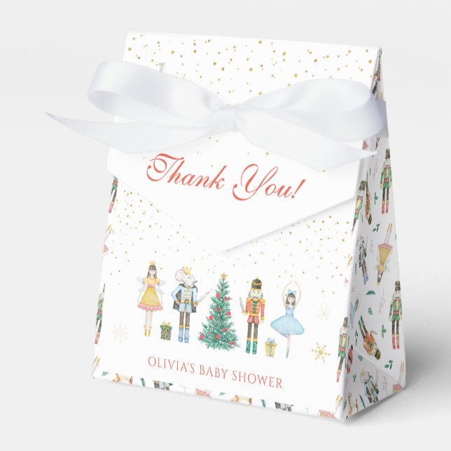 Nötknäppare jul Bebis Shower Tack Presentaskar (Framsidan Sidan)