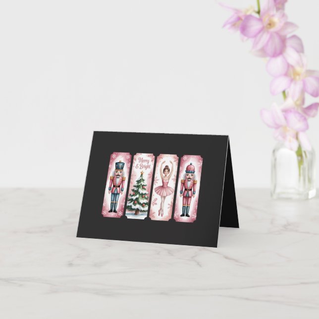 Nötknäppare jul firande present festiv  kort (Orkide)