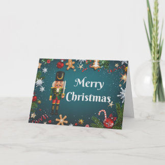Nötknäppare jul helgdags hälsningskort kort
