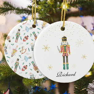 Nötknäppare jul julgransprydnad keramik