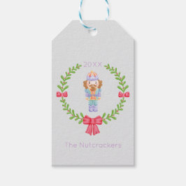 Nötknäppare jul presentetikett