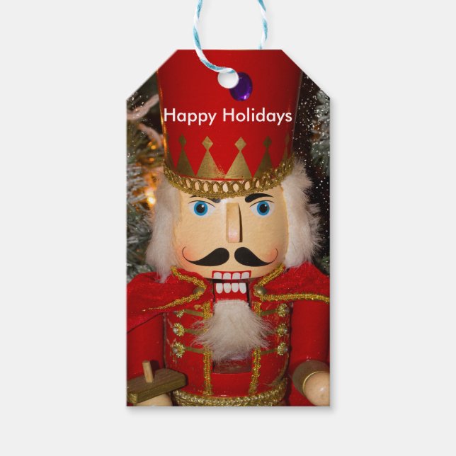 Nötknäppare jul presentidé presentetikett (Framsidan)