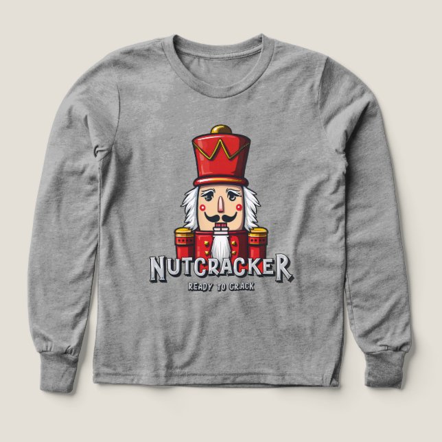 Nötknäppare, jul redo att knäcka t shirt (Design framsida)