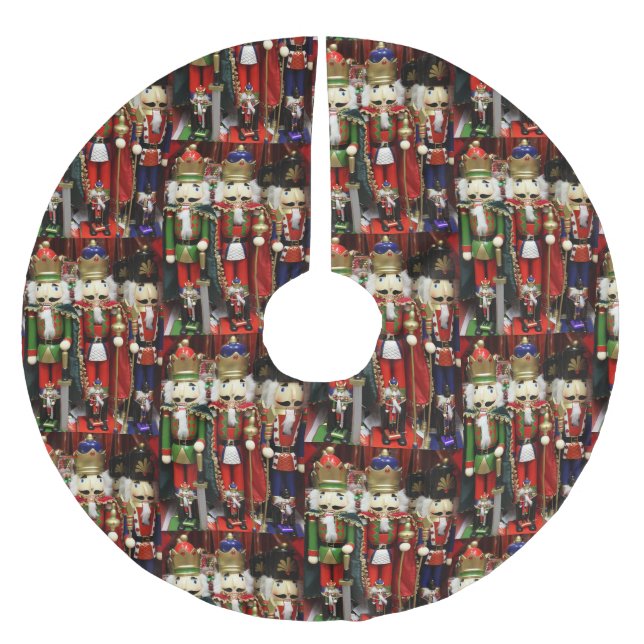 Nötknäppare jul soldater julgransmatta borstad polyester (Framsidan)