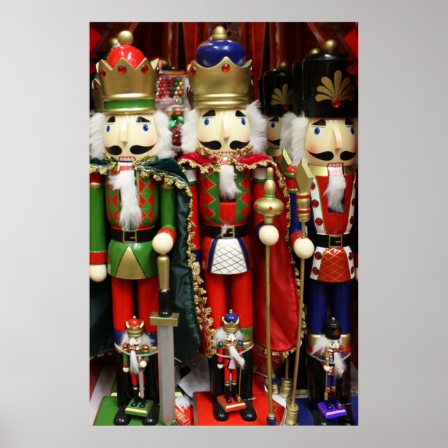 Nötknäppare jul soldater poster (Framsidan)