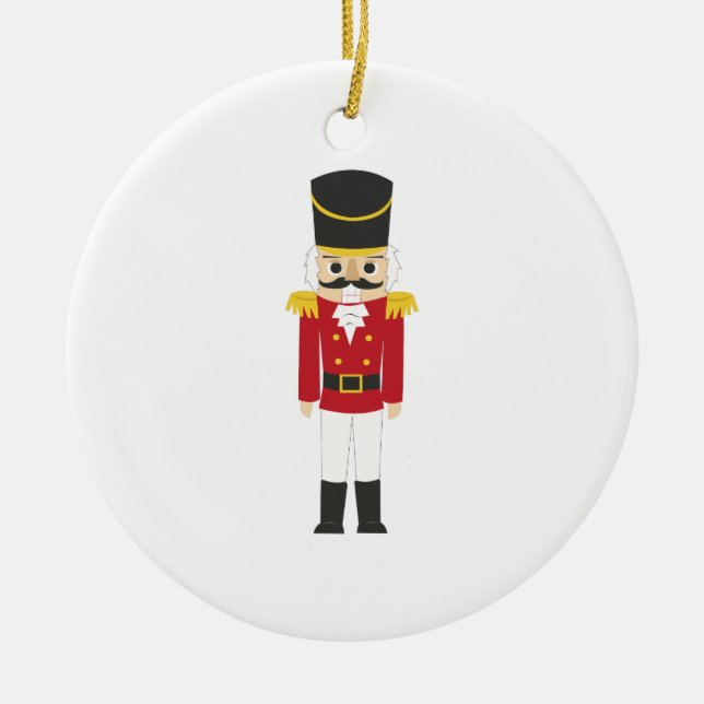 Nötknäppare Julgransprydnad Keramik (Framsidan)