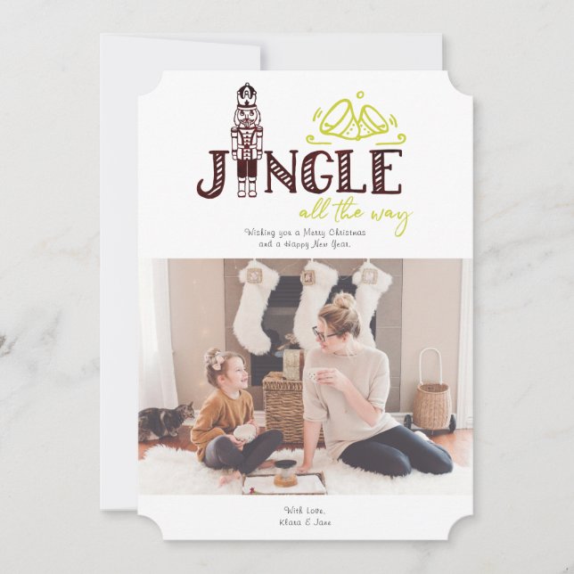 Nötknäppare Julkort (Framsida)