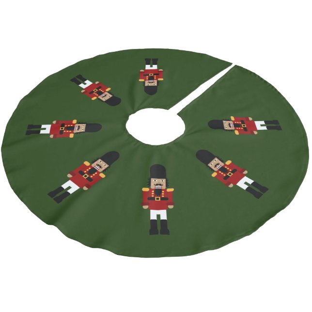 Nötknäppare - Kudde Julgransmatta Borstad Polyester (Vinklad)