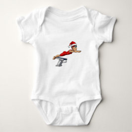 Nötknäppare Simmare Simning Semester Atletisk Xmas T Shirt