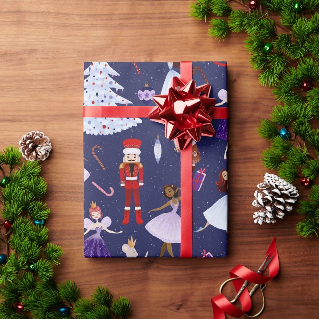 Nötknäppare Söt Marin Jul Soldater Dansare Presentpapper (Skapare uppladdad)