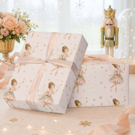 Nötknäppare Sugar Plum Fairy jul födelsedag Presentpapper