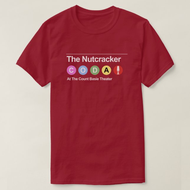 Nötknäppare tunnelbana t shirt (Design framsida)