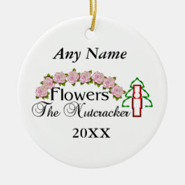 Nötknäppareblommor Julgransprydnad Keramik