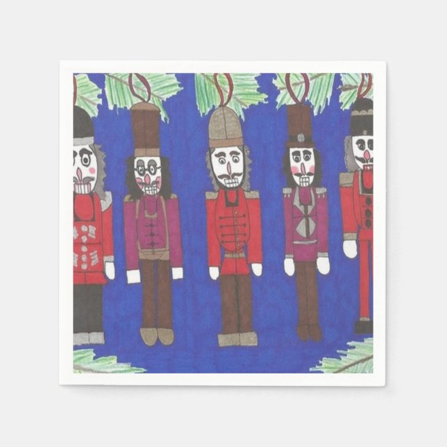 Nötknäpparejul Pappersservett (Framsidan)