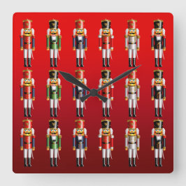 Nötknäpparejulbalett Fyrkantig Klocka