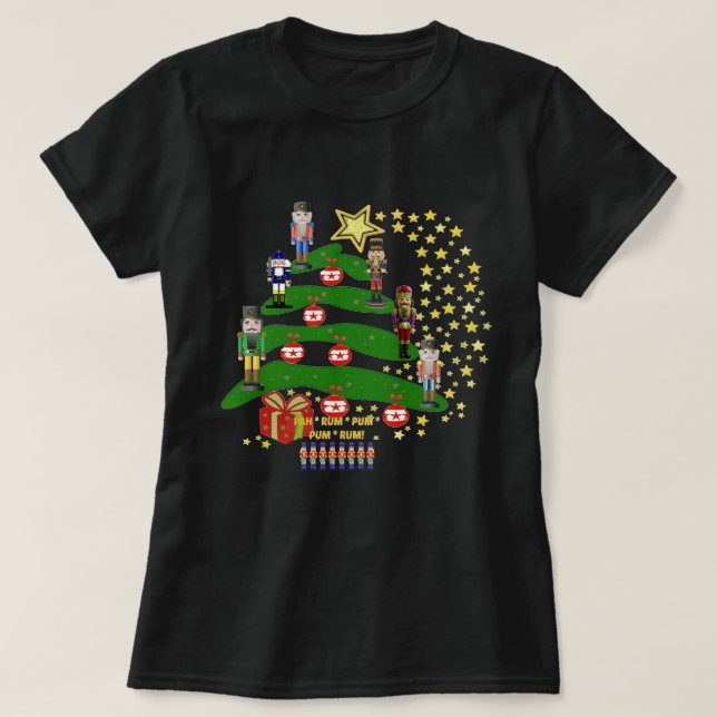 Nötknäpparejulgran T Shirt (Design framsida)